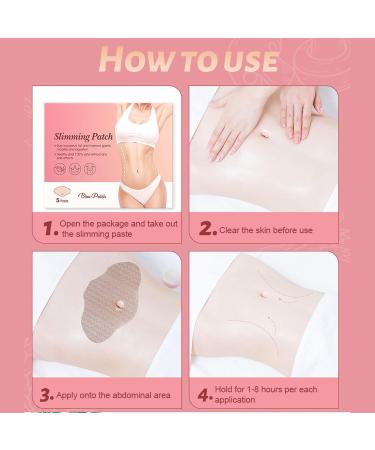 5PC Slimming Belly Stickers - Fast Absorption for a Toned Body | International Shipping - Buy Online on GoSupps.com