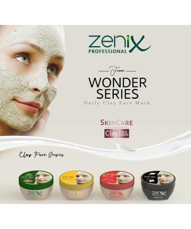 Zenix Face Mask Clay Honey 350gr | Effective Facial Care for Men & Women | Combat Pimples Blackheads & Impurities | Small Face Mask Solution - Buy Online on GoSupps.com