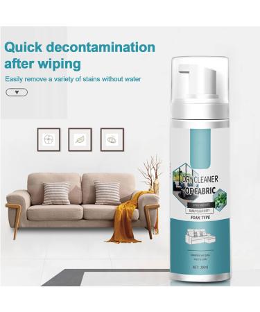 200ml Couch Fabric Cleaner Upholstery Cleaner Foam Cleaner Powerful Instant Fabric Foam Cleaner Quick-Dry Sofa Curtain Stain Foam (2PCS) - Buy Online on GoSupps.com