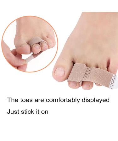 Reusable Fabric Wrapped Foot Pads for Broken Toe Relief | Hammertoe Orthotics | Pack of 6 (Beige) - Comfortable Support for Pain Relief - Buy Online on GoSupps.com