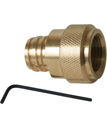 CO2 Tank Paintball Canister Refill Adapter - Polished Brass | Sellution - Buy Online on GoSupps.com
