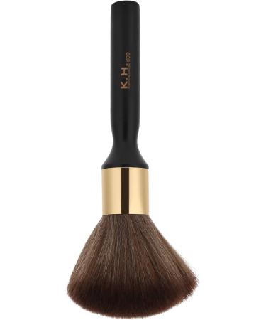 Professional Barber Hairdressing Brush Neck Duster High Elasticity Lint Soft Bristles Solid Wood Handle Easy to Clean Great for Hair Salons for Household Barber Shop Use Black - Buy Online on GoSupps.com