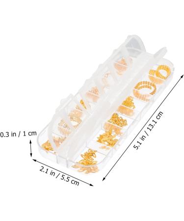 1 Box Nail Art Accessories Nail Decorations Metal Chain for Nail Punk Jewelry Nail Chains for Nail Art Metal Nail Stud Nail Monomer Dish Copper The Chain Decorative Nails - Buy Online on GoSupps.com