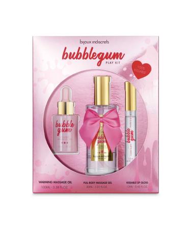 BIJOUX LOVE COSMETIQUES BIJOUX INDISCRETS BUBBLEGUM PLAY KIT WITH OIL GEL & LIP GLOSS