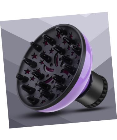 NOLITOY Hair Dryer Diffuser - Silicone Curly Hair Tool - Travel-Friendly Volume Hood - Purple Nylon Gale for Perfect Curls - Buy Online on GoSupps.com