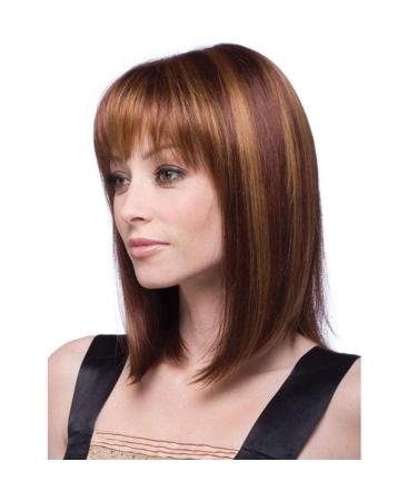Hairpieces Wig Short Straight Hair Chemical Fiber Wig Wave Head Natural Curly Hair Suitable for Women Out Party Role Playing A A