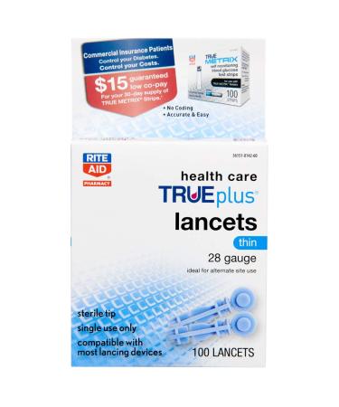 Rite Aid Lancets 28 Gauge 100ct