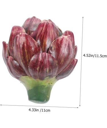 Amosfun Fake Vegetable household Rose wedding shop display artichoke vegetable props silk flower fake fake vegetables decorations wedding ornaments artificial artificial vegetable - Buy Online on GoSupps.com
