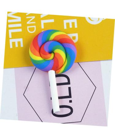 SHINEOFI 24pcs Lollipop DIY Beads Flat Back Lollipop Candy Flatback Pacifier Charms Phone Case Ornaments Charms Gummy Candy Lollipop Candy - Buy Online on GoSupps.com