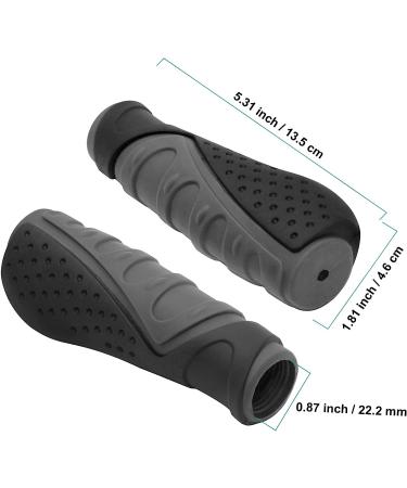 TRELC Antislip Bike Handlebar Grips Protector - Black+Grey | for Mountain, Road, Folding Bikes - Buy Online on GoSupps.com