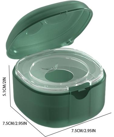 Stylish Ghirting Pacifier Container | Universal Portable Pacifier Clips Box & Accessories Storage - Green - Buy Online on GoSupps.com