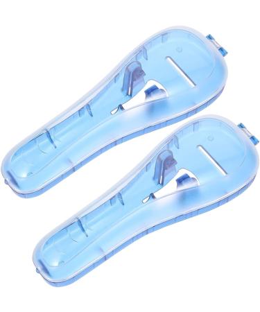 Minkissy Razor Storage Box - 8 Pack Travel Case for Manual Razors | Universal Sleeve & Servant-Based Etui | Blue | 16.5x6cm - Buy Online on GoSupps.com