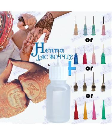 4PCS Kenzy Temporary Tattoo Kit with Precision Applicator Bottles and 16 Blunt Tips - Perfect for Tattoo Cone Paste, Body Art, Paint DIY Projects - Buy Online on GoSupps.com