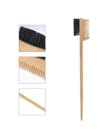 FOMIYES Bamboo Double Eyebrow Brush - Multipurpose Double Head Makeup Tool for Travel & Beauty - Buy Online on GoSupps.com