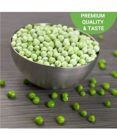 Nutristore Freeze Dried Green Peas - 40 Servings, 18 OZ, 25-Year Shelf Life - Healthy Snack for Emergency and Survival - Amazing Taste - Buy Online on GoSupps.com