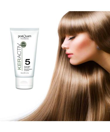 POSTQUAM Professional KERACTIV Straightening Mask 150ml - Keratin Treatment for Smooth Hair Nourishment & Care During Straightening - Buy Online on GoSupps.com