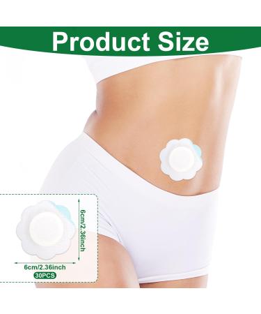 30st Self-Adhesive Castor Oil Pack Wraps for Navel | Highly Absorbent Spunlace Cloth Compress - No Washing Needed - Buy Online on GoSupps.com