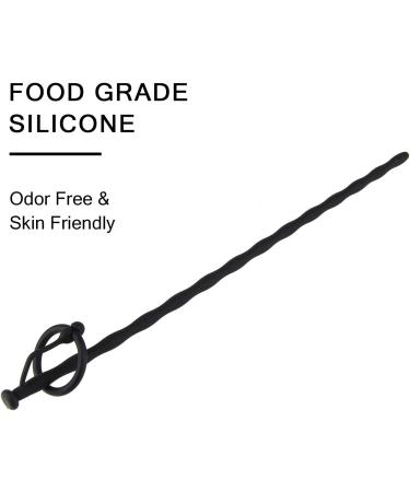 Bewish Beaded Urethral Plug Silicone Penis Catheter Plug Male Urethral Sounding Dilators Sex Toys JM34 - Buy Online on GoSupps.com