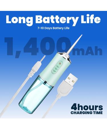 Smile Therapy Water Flosser - Pink 300ml Tank | Cordless Oral Irrigator & Dental Water Jet | 4 Brush Tips | Remove Plaque & Stains | USB Rechargeable - Buy Online on GoSupps.com