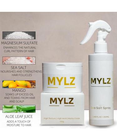 Mango Sea Salt Spray Premium ingredients Refreshing and moisturizing Long-Lasting Hold Easily Create Natural Beach Hair For All Hair Types(Set) - Buy Online on GoSupps.com