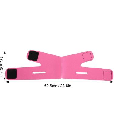 Rose Red V Line Face Lift Belt for Anti-Aging and Firming Skin - Buy Online on GoSupps.com