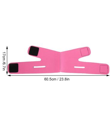 Face Slimming Bandage Belt Face Lift Double Chin Skin Strap (Rose Red) - Buy Online on GoSupps.com