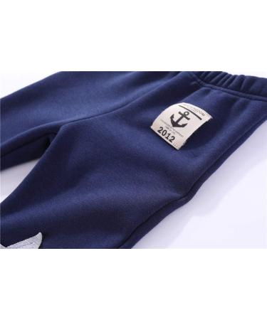 Mud Kingdom Little Boys Fleece Pants | Warm Winter Tight Fit | 3 Years | Stars Navy Blue - Buy Online on GoSupps.com