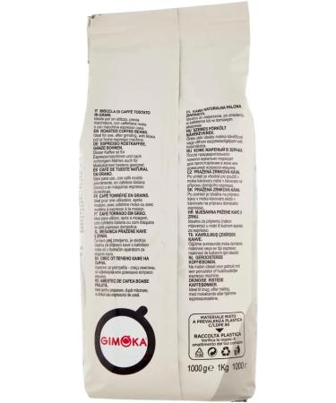 Gimoka Ricco Caff Set of 6 Grani Coffee Makers Roasted Coffee Bean Blend 1 kg - Buy Online on GoSupps.com