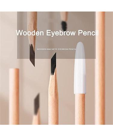 Waterproof Wooden Eyebrow Pencil Waterproof Eyebrows Pencil Wooden Eyebrow Pencil Wooden Eyebrow Pencil for Women (2PCS-Black) - Buy Online on GoSupps.com