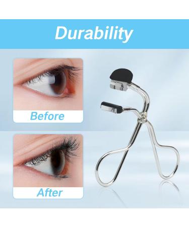 Mini Eyelash Curler for Lash Extensions | Silicone Strip Eye Protection | Portable Makeup Tool for Short Lashes & Precision Clamping - Buy Online on GoSupps.com