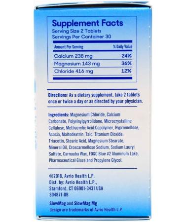 Roberts Slow Mag 60 Tablets - Magnesium Supplement for Energy and Muscle Health - Buy Online on GoSupps.com