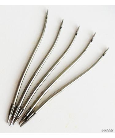 Pack of 5 Curved Needles for Professional Shoe Leather, Canvas, Tent, Awning, Sails Repair - 8cm - Buy Online on GoSupps.com