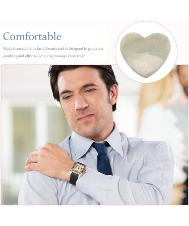 Nolitoy Mini Herz Daumen Sorgensteine - Jade Crystal Massage Stones for Meditation & Gua Sha - International Shipping Available - Buy Online on GoSupps.com