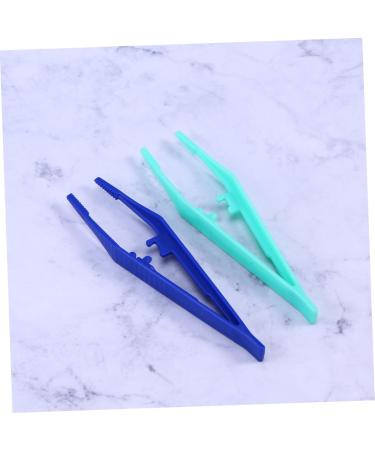 Beaupretty 30-Pack Tinker Tweezers for Pearl Accessories & Eyelash Extensions | Precision Handicraft Tools in Blue & Pink - Buy Online on GoSupps.com