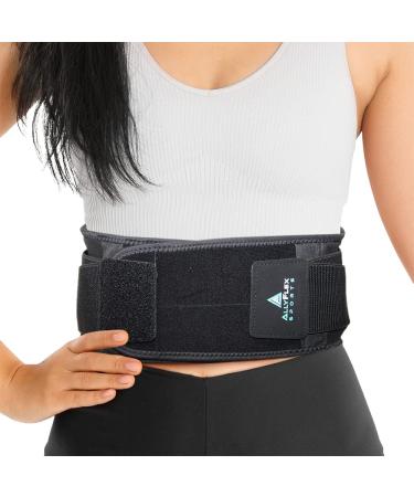 AllyFlex Sports - Back Brace for Lower Back Pain  Back Support Belts with Adjustable Strap  Breathable Lumbar Support Belt with 3D Lumbar Pads  Slim Fit Lumbar Brace  Medium Medium (Pack of 1)