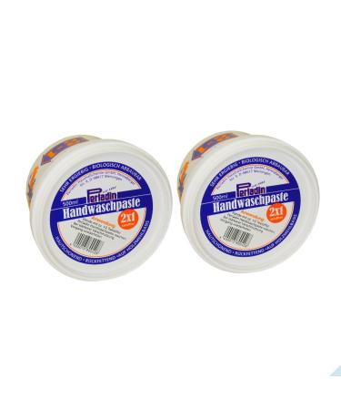 Seife und Spender Pack of 2 x 500ml handwashing pastes made with wood flour