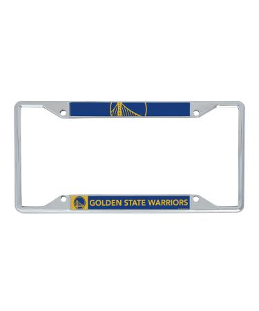 Golden State Warriors Team NBA Metal License Plate Frame for Front or Back of Car Officially Licensed (Up Close) - Buy Online on GoSupps.com