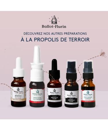 Ballot Flurin - Black French Propolis Extract - Organic - Made in France - 15 ml - Buy Online on GoSupps.com