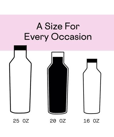 Corkcicle Disney Princess Belle Insulated Canteen 20oz - Triple Insulated Stainless Steel Sports Water Bottle - Keeps Drinks Cold 25 Hours, Warm 12 Hours - Buy Online on GoSupps.com