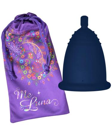 Me Luna Menstrual Cup Sport Ball Deep Ocean Size L