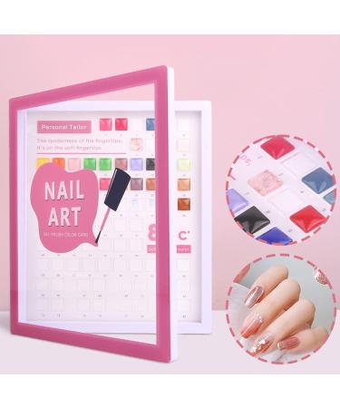80 Colors Nail Color Chart Display | Portable Nail Gel Polish Card Book with Magnetic Closure | Perfect for Salons & Home Use - Buy Online on GoSupps.com