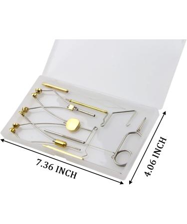 AGOOL Fly Tying Tool Kit - Premium Tools for Flawless Fly Fishing | Hackle Plier, Dubbing Needle, Threader, Whip Finisher & Bobbin Holder Included - Buy Online on GoSupps.com