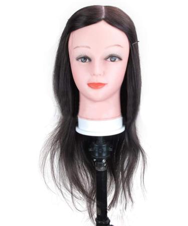 ZHJING Fashion Practice Head Model Hair Salon Training Head His Hot Dyed Model Head Makeup Modeling Learning Dummy Head