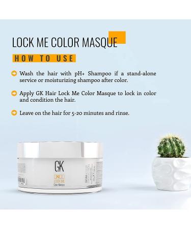 GK HAIR Lock Me Color Hair Masque 7.05 Fl Oz/200g - Deep Conditioner for Color Protection & Hair Repair - Buy Online on GoSupps.com