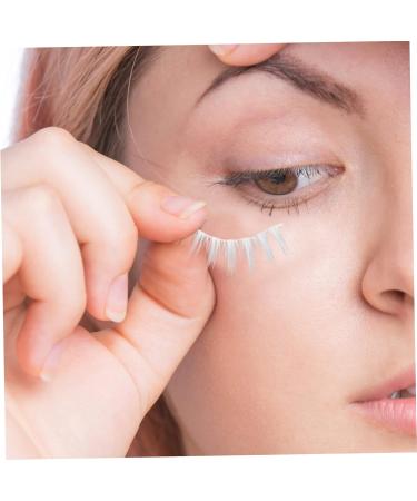 DOITOOL 2 Pairs White False Eyelashes 3d Makeup Tools Chemical Fiber Artificial - Buy Online on GoSupps.com