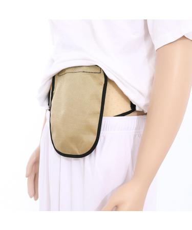 WANGRUIERHA Ostomy Belts for Men and Women Oxford Cloth Ostomy Belt Hernia Belts for Men Umbilical Hernia Belt for Women Yellow