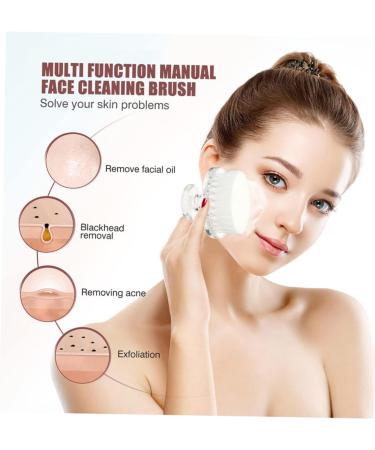 HAPINARY Cleansing Brush Female Facial Brush Facial Scrubber Face Scrubber Face Exfoliator Tool Cleansing Face Brush Skin Brush Women Facial Brush Face Washing Brush Cleansing Powder - Buy Online on GoSupps.com