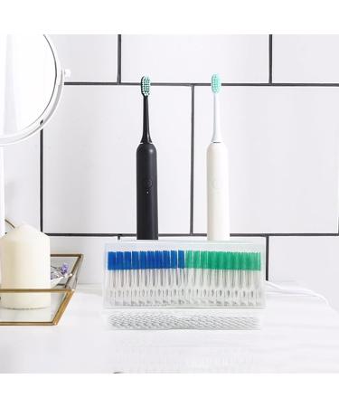 Mivaiun 300-Piece Portable Dual-House Dental Floss Sticks - Silicone Teeth Cleaning & Tartar Remover - Blue & Green Oral Hygiene Tools - Buy Online on GoSupps.com