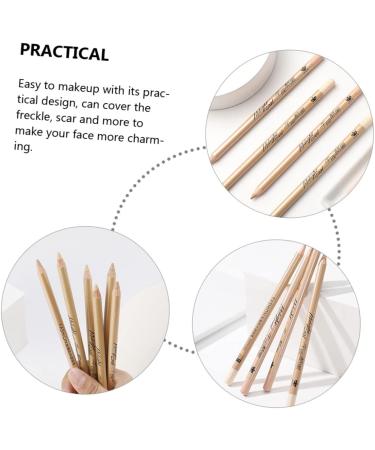 Healeved 12 Pcs Concealer Pen Makeup Concealer Women Makeup Supplies Concealer for Freckle White Wooden - Buy Online on GoSupps.com