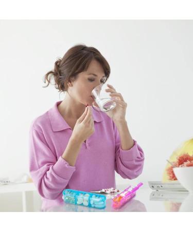 Tablet Box - 7 Days 3 Compartments | German Pill Organizer with 21 Compartments - Ideal for Daily Medication - Buy Online on GoSupps.com